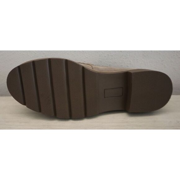 Blondo PENN01SD-275 Women's Sz 8.5M Taupe Suede Penny Waterproof Loafers - Picture 7 of 9